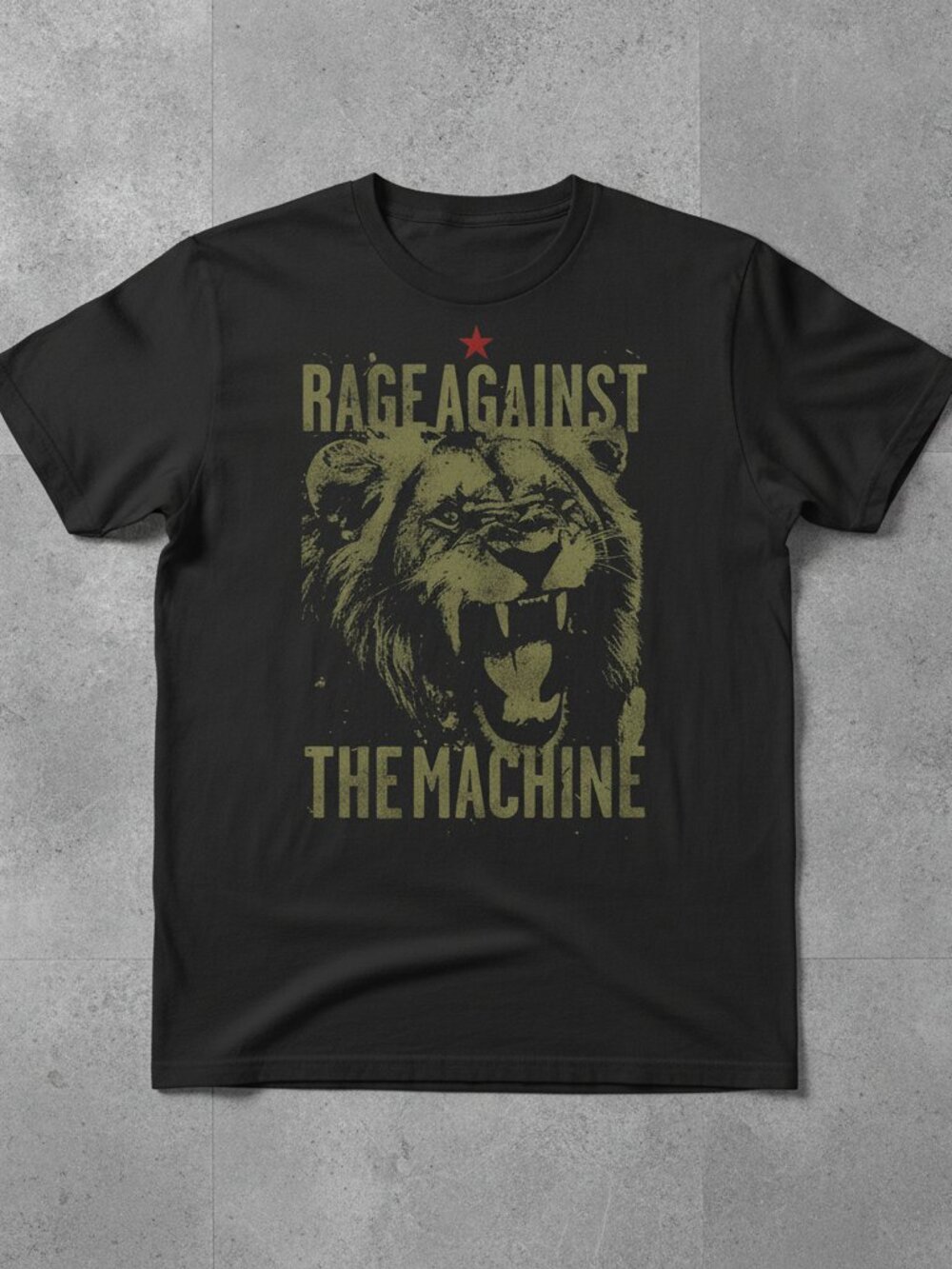 Rage Against The Machine Lion Pride Graphic Rock Band Music Fan T-Shirt